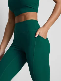 Active-Caprileggings mit hohem Bund