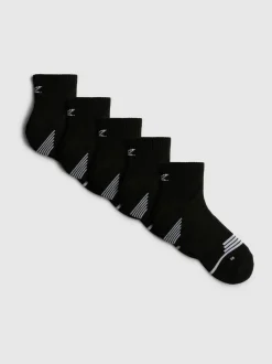 Active-Crew-Socken in Viertellänge, 5er-Pack