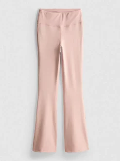 Active-Leggings mit hohem Bund und ausgestelltem Bein