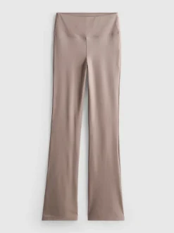 Active-Leggings mit hohem Bund und ausgestelltem Bein