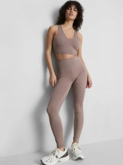 Active-Leggings mit hohem Bund