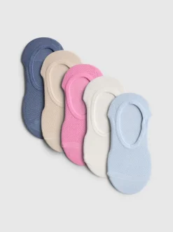 Activewear-Füßlinge, 5er-Pack