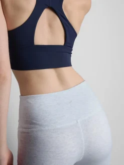 Active-Yoga-Leggings mit hohem Bund