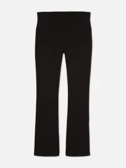 Active-Yoga-Leggings mit hohem Bund