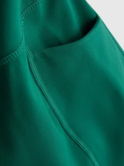 Active-Yogashorts mit hohem Bund