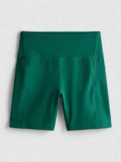 Active-Yogashorts mit hohem Bund