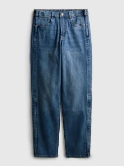 Adaptive Jeans mit geradem Bein und mittlerer Leibhöhe