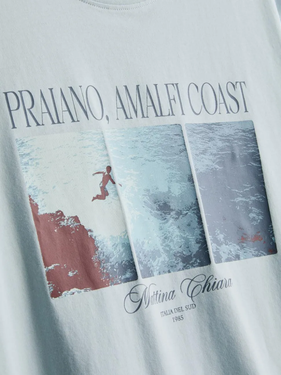 „Amalfiküste“ T-Shirt mit Grafik