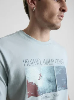 „Amalfiküste“ T-Shirt mit Grafik