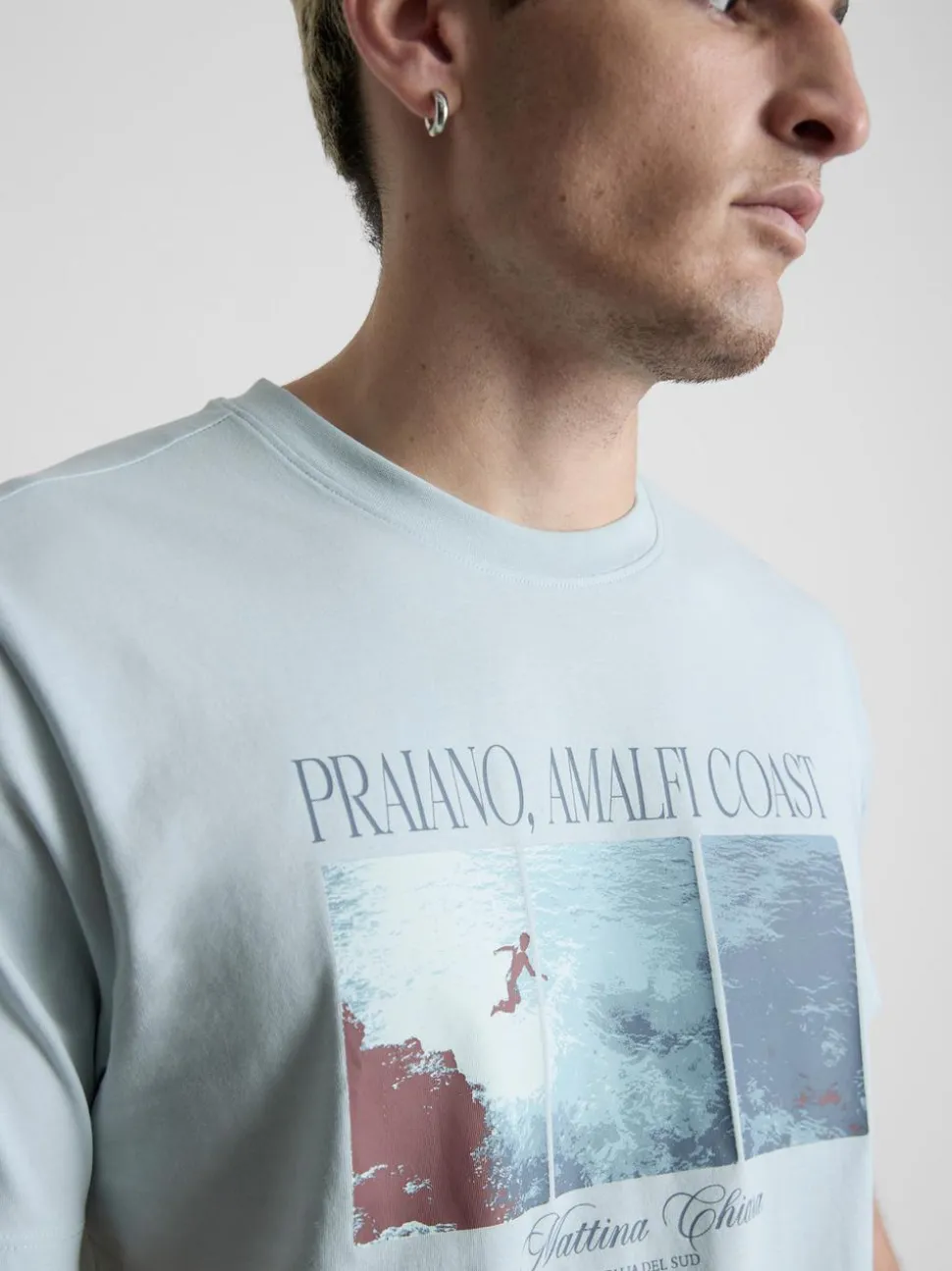 „Amalfiküste“ T-Shirt mit Grafik