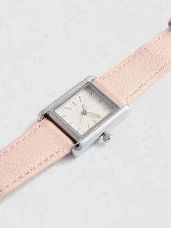 Armbanduhr aus Kunstlederband