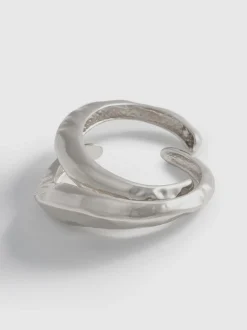 Armreife aus geschmolzenem Metall, 2er-Pack