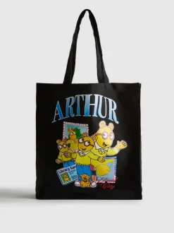 „Arthur“ Tragetasche mit Grafik