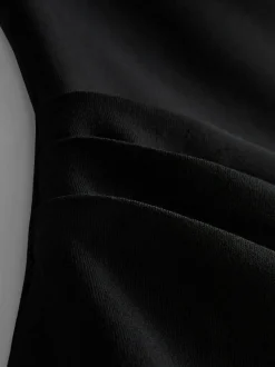 Asymmetrisches Bandeau-Top mit hohem Baumwollanteil