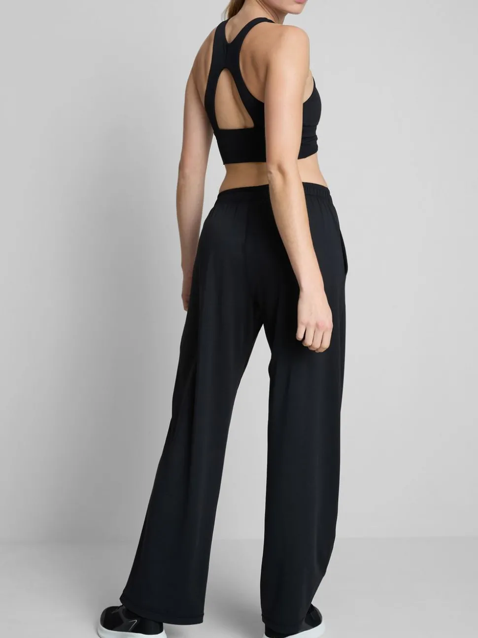 Athleisure-Hose mit weitem Bein