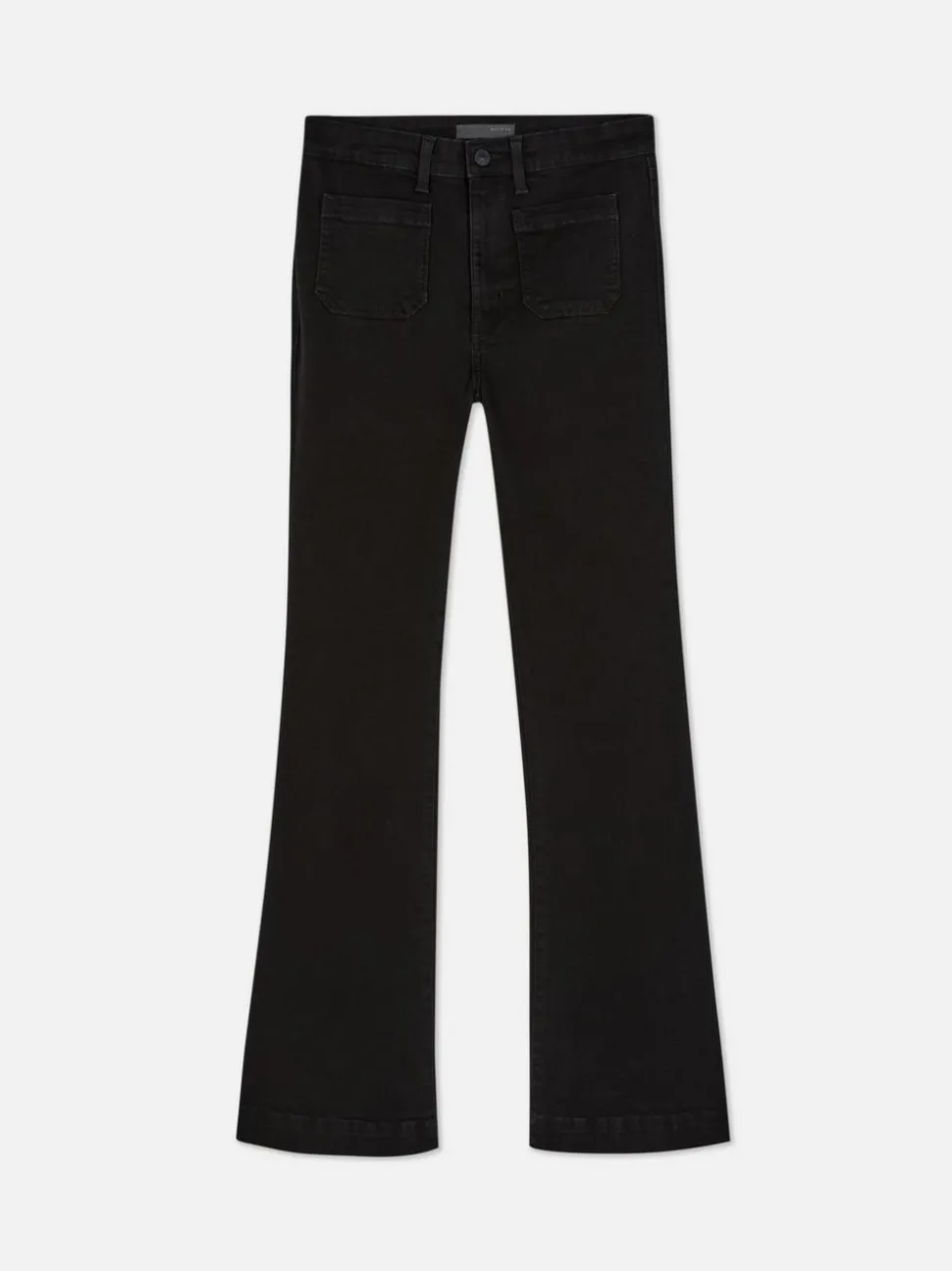 Ausgestellte Jeans mit mittelhohem Bund
