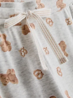 Ausgestellte „Love to Lounge“ Leggings mit Bären-Print
