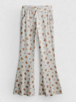 Ausgestellte „Love to Lounge“ Leggings mit Bären-Print