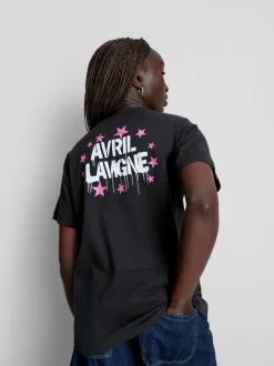 „Avril Lavigne“ Baumwoll-T-Shirt mit Grafik