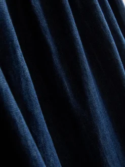 Babydoll-Minikleid aus Baumwoll-Denim