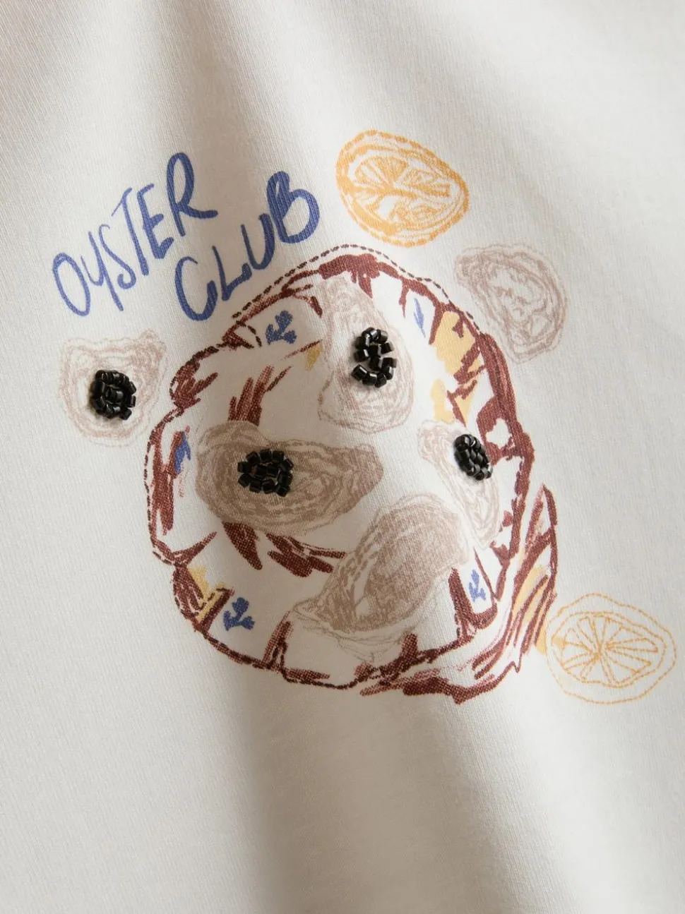 Baby Tee aus Baumwolle mit Grafik