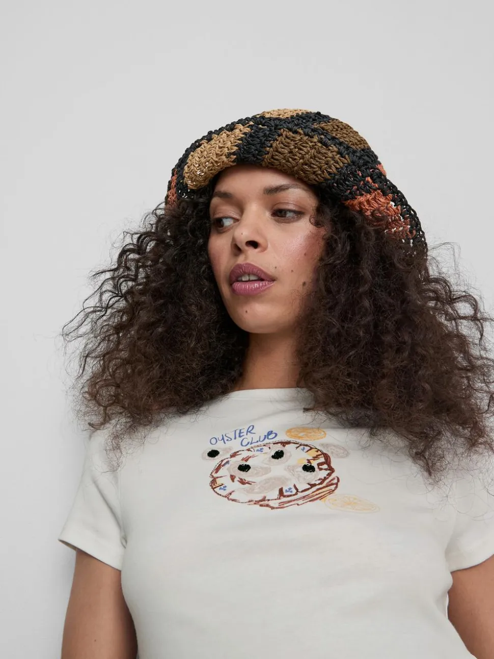 Baby Tee aus Baumwolle mit Grafik