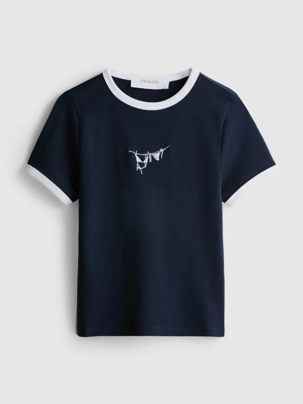Baby Tee aus Baumwolle mit Grafik