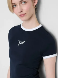 Baby Tee aus Baumwolle mit Grafik