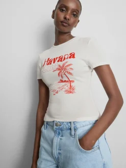 Baby-Tee mit Havanna-Grafik und hohem Baumwollanteil