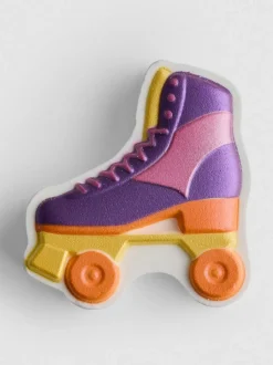 Badebombe in Rollschuhform