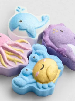 Badebomben mit Meerestier-Design, 4er-Pack