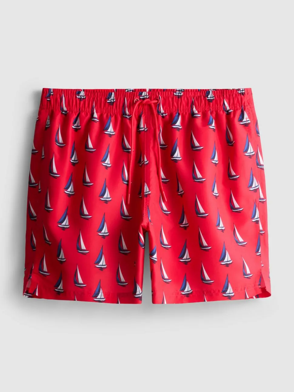 Badeshorts mit Segelbootmuster