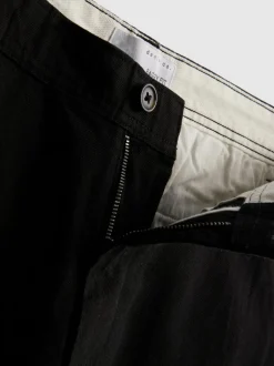 Baggy-Chinohose mit mittlerer Leibhöhe