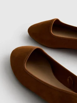 Ballerinas aus Wildleder