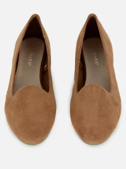 Ballerinas in Wildleder-Optik