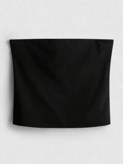 Bandeau-Top mit hohem Baumwollanteil