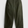 Barrel-Hose im Utility-Stil mit hohem Baumwollanteil
