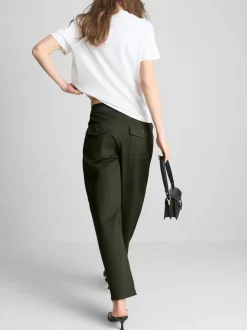 Barrel-Hose im Utility-Stil mit hohem Baumwollanteil