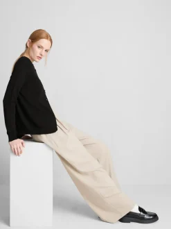 Basic-Cardigan mit Rundhalsausschnitt