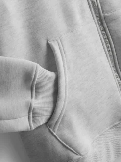 Basic Hoodie mit Reißverschluss