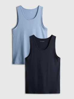 Basic-Trägershirts, 2er-Pack