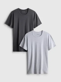Basic-T-Shirts, 2er-Pack