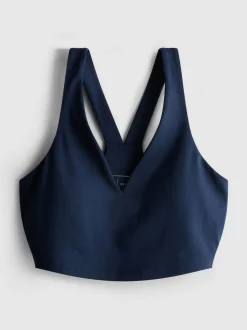 Bauchfreies Active-Top mit V-Ausschnitt und Racerback
