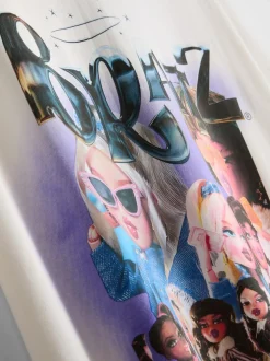 Baumwoll-Nachthemd im Oversized-Look mit „Bratz“-Grafik