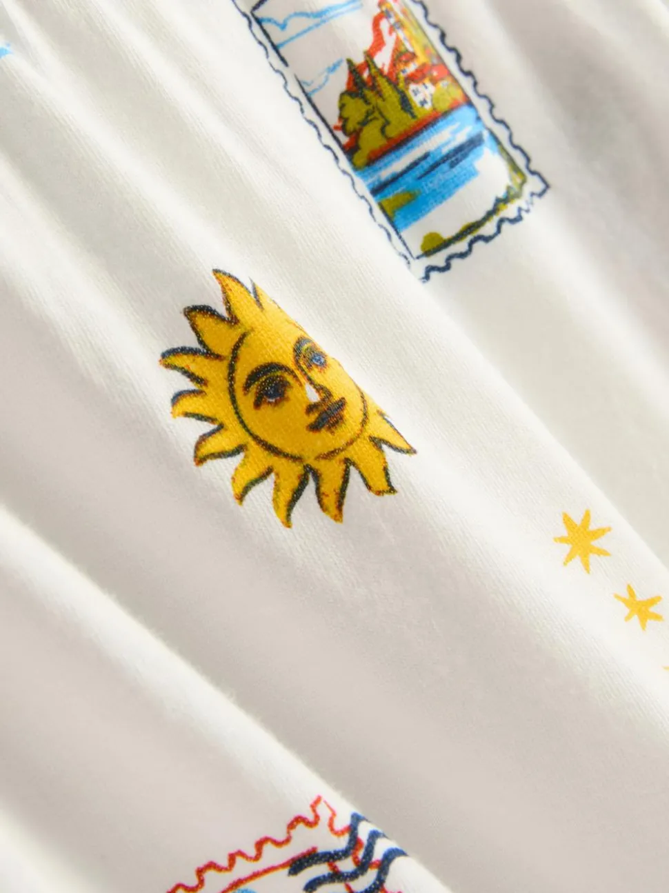 Baumwoll-Schlafanzug mit T-Shirt