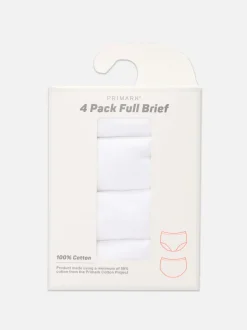 Baumwollslips, 4er-Pack