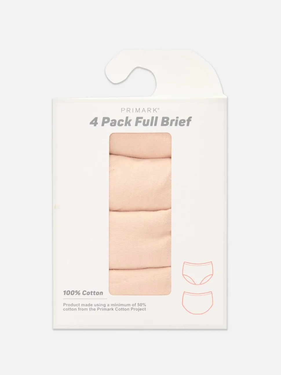 Baumwollslips, 4er-Pack