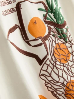 Baumwoll-T-Shirt im Oversized-Look