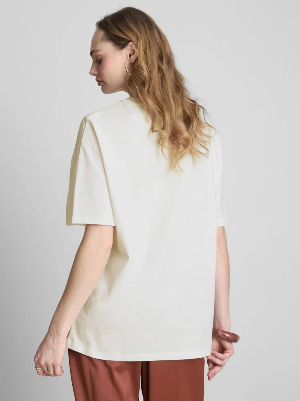 Baumwoll-T-Shirt im Oversized-Look