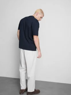 Baumwoll-T-Shirt in lässiger Passform